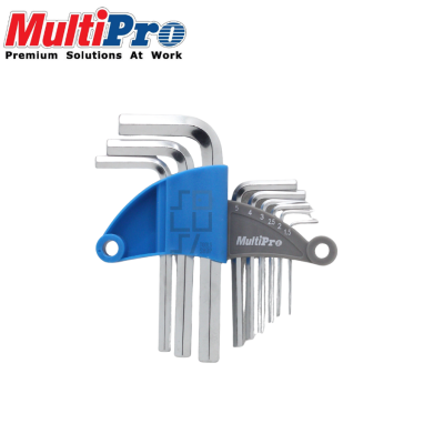 Kunci L Pendek MULTIPRO Hex Key Set 1.5 - 10 mm Short