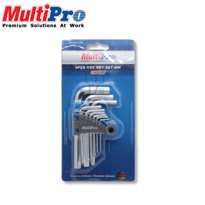 Kunci L Pendek MULTIPRO Hex Key Set 1.5 - 10 mm Short