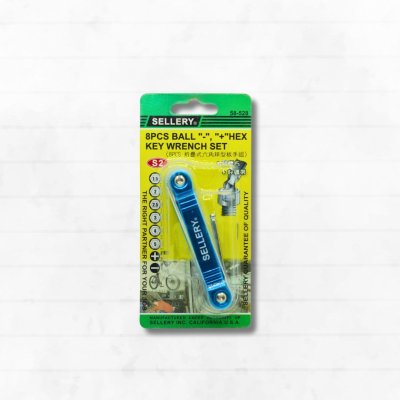 KUNCI L-BP LIPAT 8PCS 58-528