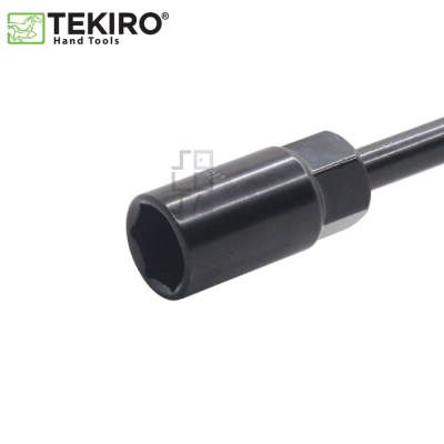 TEKIRO Kunci Sock T Hitam 7 - 17mm Panjang Chrome Vanadium