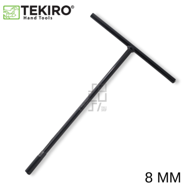TEKIRO Kunci Sock T Hitam 7 - 17mm Panjang Chrome Vanadium