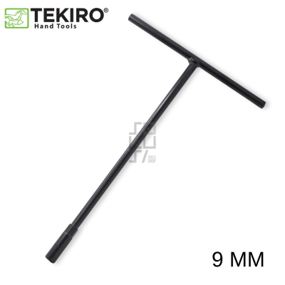 TEKIRO Kunci Sock T Hitam 7 - 17mm Panjang Chrome Vanadium