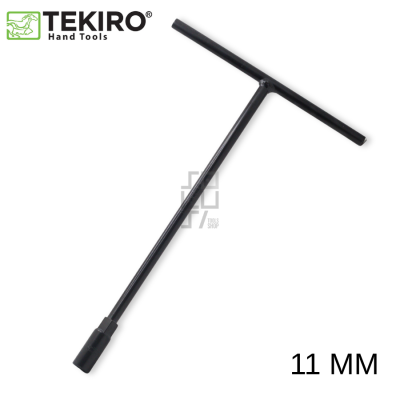 TEKIRO Kunci Sock T Hitam 7 - 17mm Panjang Chrome Vanadium