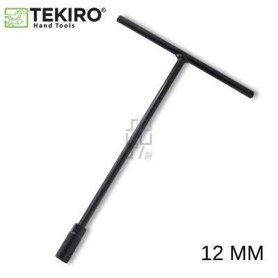 TEKIRO Kunci Sock T Hitam 7 - 17mm Panjang Chrome Vanadium