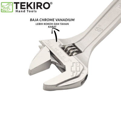 Kunci Inggris TEKIRO 10" Adjustable Wrench WR-AD1691