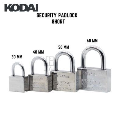 KODAI Gembok Anti Karat Short / Gembok Pagar Stenlis Steel