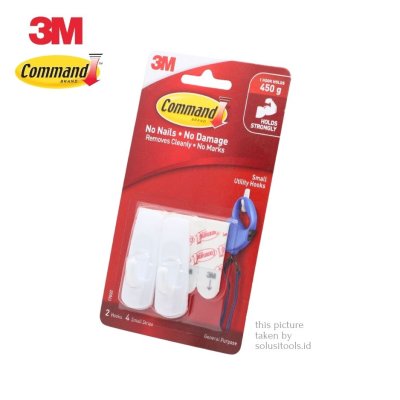 3M Command Small Utility Hook 17002 Menahan 450g