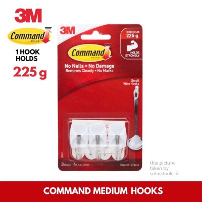 3M Command Small Wire Hook 17067 Gantungan Serbaguna