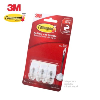 3M Command Small Wire Hook 17067 Gantungan Serbaguna