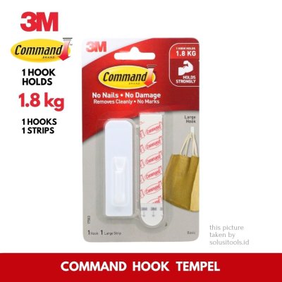 3M Command Basic Large Hook 17503 Gantungan Serbaguna