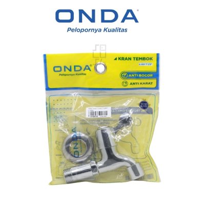 Kran Tembok ONDA A 801 T - Chrome, 1/2 Inch, Tahan Lama