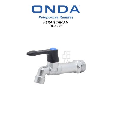 Kran Tembok ONDA BL 1/2 Inch Chrome Tahan Lama