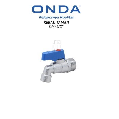 ONDA Kran Tembok BM 1/2 Inch  dengan Bahan Zinc dan Kuningan
