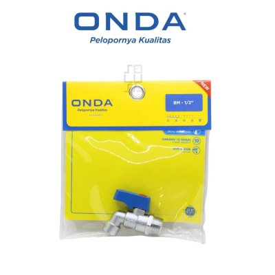 ONDA Kran Tembok BM 1/2 Inch  dengan Bahan Zinc dan Kuningan