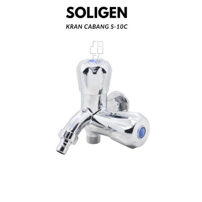 Kran Cabang Shower Putar PVC Soligen S-10C Chrome