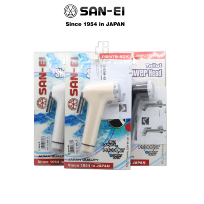 SAN-EI Kepala Jet Shower PSN75-80X White,Ivory,Black - Jet Shower Head Premium
