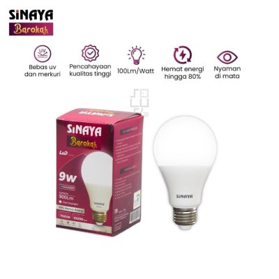 Lampu LED Sinaya Barokah 9W Paket Hemat Cahaya Putih