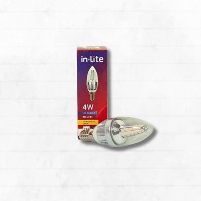 LAMPU LED CANDLE 4W/E14 PUTIH INCL005