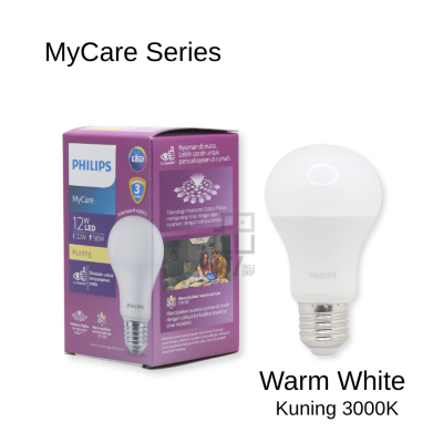 Lampu LED Philips MyCare 8W-12W Warm White Kuning 3000k