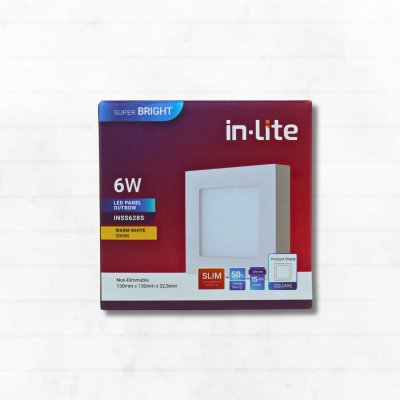 LAMPU LED PANEL INSS S628 6W PANEL ECO/KUNING
