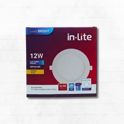 LAMPU LED PANEL INPS R628 12W PANEL ECO/KUNING