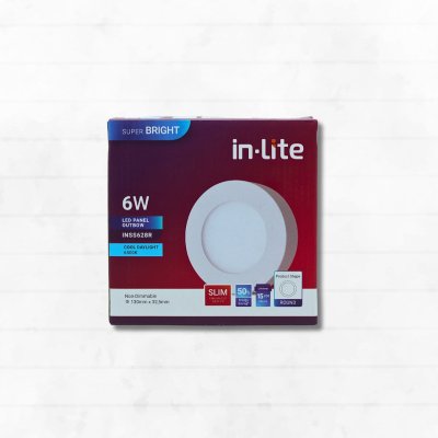 LAMPU LED PANEL INSS R628 6W PANEL ECO/PUTIH