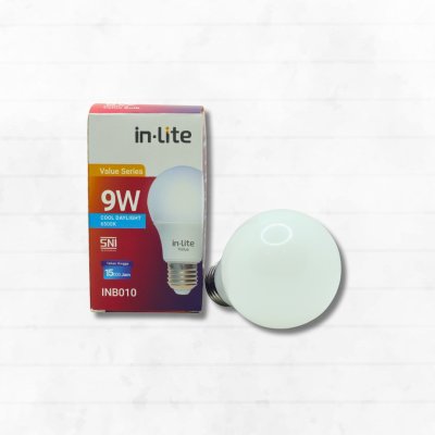 LAMPU LED VALUE INB010 9W PUTIH
