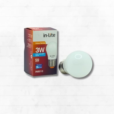 LAMPU LED VALUE INB010 3W PUTIH
