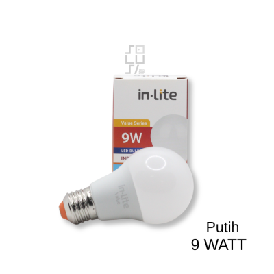 Lampu Bulb LED IN-LITE INB010 Value Series Putih 6500k