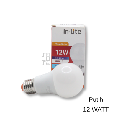Lampu Bulb LED IN-LITE INB010 Value Series Putih 6500k