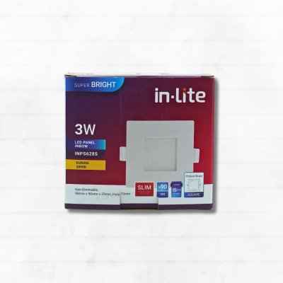 LAMPU LED PANEL INPS S628 3W PANEL ECO/KUNING