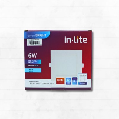 LAMPU LED PANEL INPS S628 6W PANEL ECO/PUTIH
