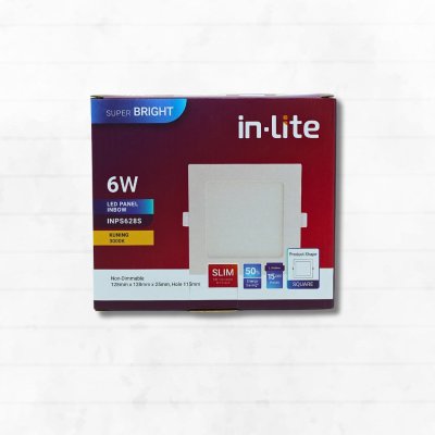 LAMPU LED PANEL INPS S628 6W PANEL ECO/KUNING