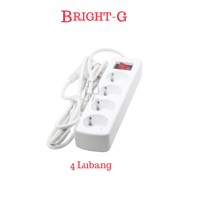BRIGHT-G Stop Kontak + Saklar + Kabel 3 Meter