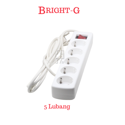 BRIGHT-G Stop Kontak + Saklar + Kabel 3 Meter