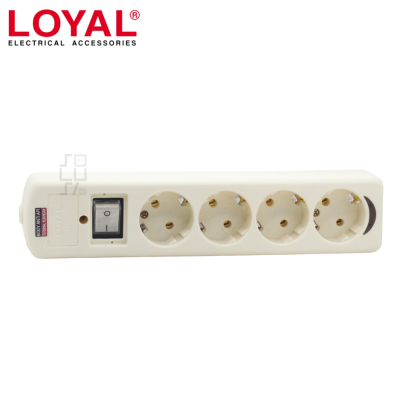 LOYAL LY-233 Stop Kontak 3 / 4 Lubang + Saklar