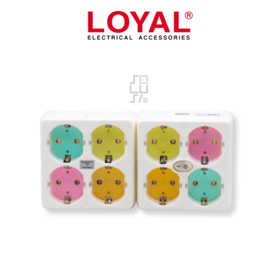 Stop Kontak 4 In 1 LOYAL Multi Socket LY-906W / LY-906WSK
