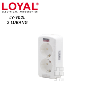 LOYAL Stop Kontak Arde Lubang 1 - 6 LED - Terminal Colokan