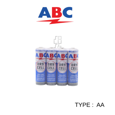 Baterai ABC Biru Size AA 1,5V R6P 4pcs - Battery