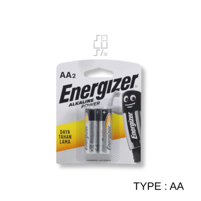 Baterai Energizer Alkaline AA / AAA Isi 2 Pcs