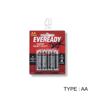 Baterai Eveready Super Heavy Duty AA / AAA Isi 4 Pcs