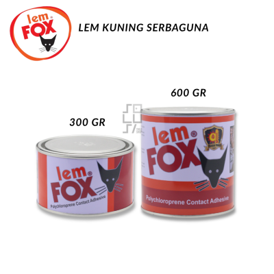 Lem Fox Serbaguna 300 Gr & 600 Gr - Melekat Kuat, Tahan Lama