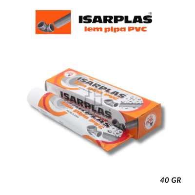 Lem Pipa Isarplas 40 Gram Tube - Lem Pipa PVC Tahan Lama