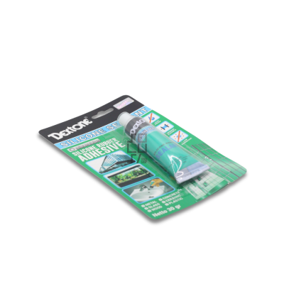 Dextone Silicone Sealant 30/70 Gram - Lem Kaca Bening Aquarium