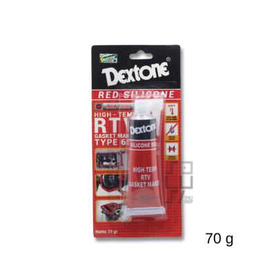 Lem Dextone Red Silicone Sealant High Temp RTV Gasket 30/70 Gr