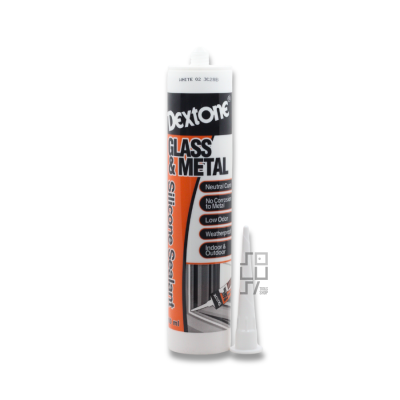 Dextone Lem Silicone Sealant Glass Metal 300 Ml 3 Warna