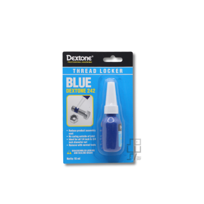 Dextone Thread Locker 10 Ml 242 Biru - 271 Merah Lem Baut Mur