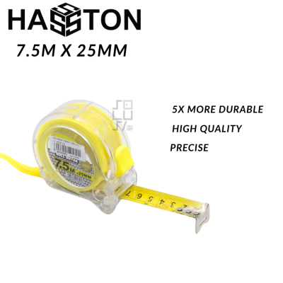 HASSTON Roll Meter Transparan 7.5m x 25mm 3420-033