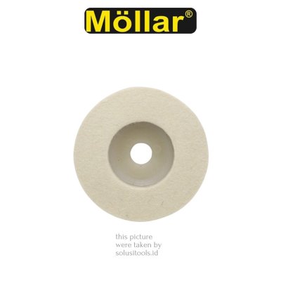 Mollar Wool Wheel Poles Stainless 4 Inch - Untuk Gerinda