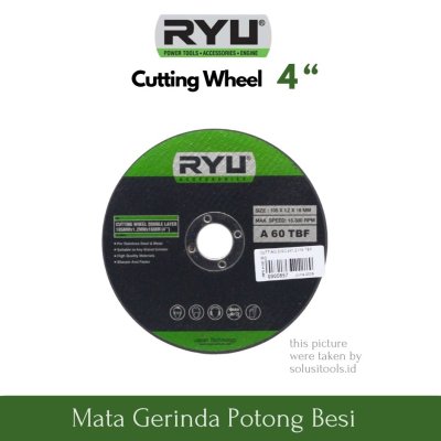 RYU Mata Gerinda 4 Inch Potong Besi Stainless Steel